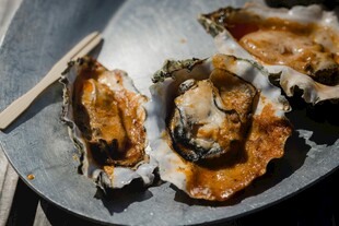 美味烤生蚝诱人呈现