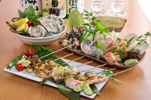多样日式刺身与串烧美食