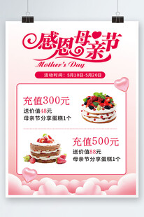 感恩母亲节宣传海报