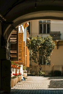 庭院拱门景致