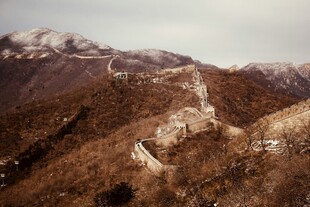 冬日长城壮丽风光