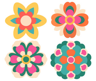 绣花 刺绣 花纹图