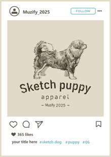 诺福克梗 手绘稿