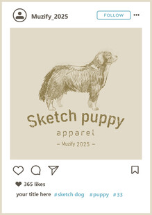 挪威猎鹿犬 手绘稿