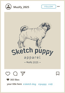 沙皮犬  手绘稿