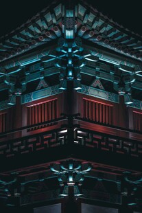 中式古建筑一角