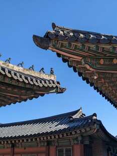 中式古建筑屋檐特写