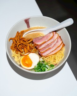 美味日式拉面套餐展示