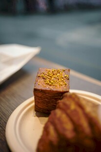 美味糕点特写