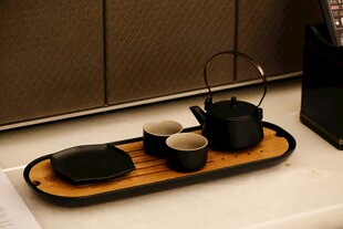 中式茶具托盘精致摆饰