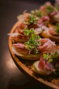 美味火腿蔬菜拼盘