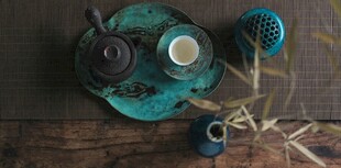 复古风茶具摆件静物图