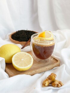 柠檬姜茶配佐料展示