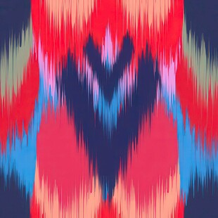 多彩几何图案织物纹理