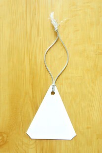 空白三角形吊牌