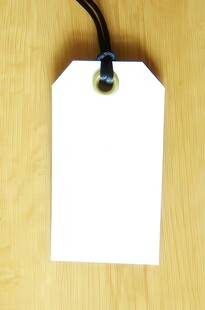 空白吊牌待填信息