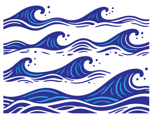 蓝色海浪
