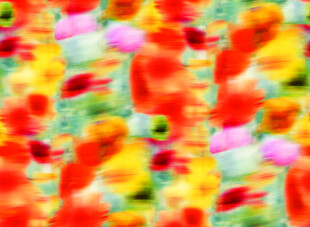 多彩花卉图案背景纹理