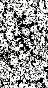 黑白抽象花纹图案