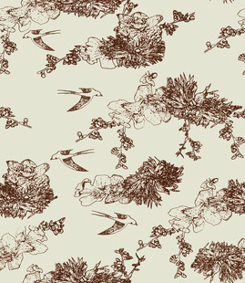 中式花鸟纹理图案
