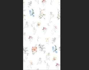 清新花卉图案背景图