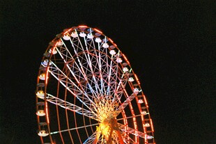 璀璨摩天轮夜景