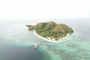 海上绿岛美景