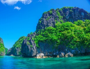 美丽海岛风光 碧海青山
