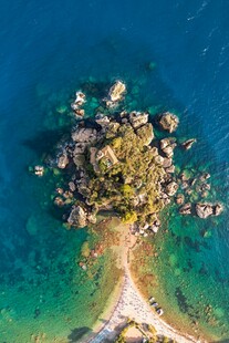 海岛风光俯瞰图