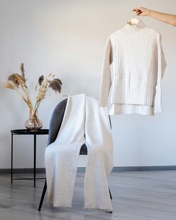 简约风秋冬针织服饰套装
