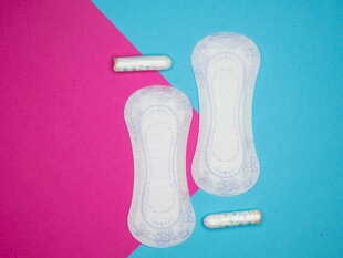 女性卫生巾及卫生棉条展示