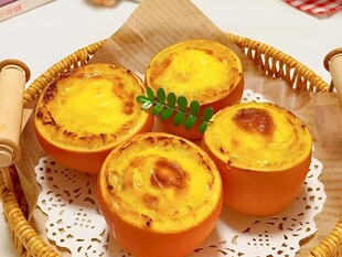 南瓜焗蛋 