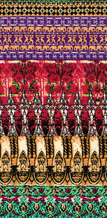 多彩民族风几何图案纹理