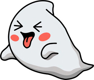 可爱搞怪小幽灵
