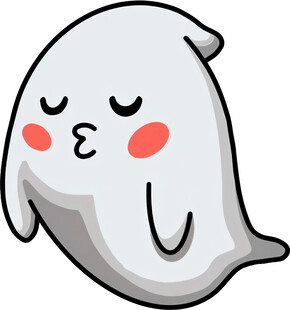 可爱幽灵卡通形象