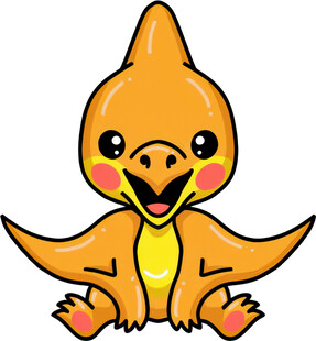 可爱小恐龙卡通形象