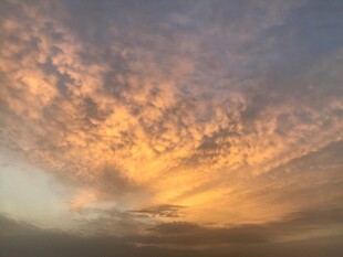 绚丽晚霞天空美景