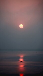海上落日美景