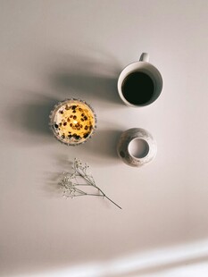 简约早餐静物组合
