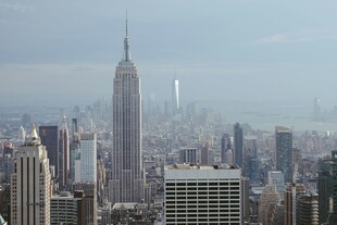 纽约城市天际线景观