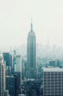 纽约城市天际线高楼景观