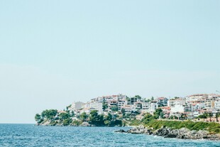 海滨小镇美景
