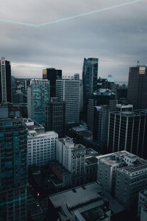 城市高楼景观俯瞰图