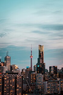 繁华都市天际线景观
