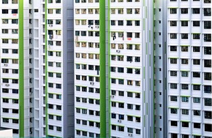 高楼林立的城市建筑景观