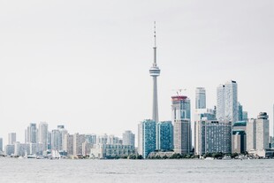 多伦多城市天际线景观