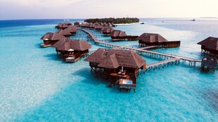 马尔代夫水上度假屋美景