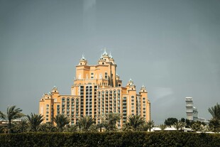 迪拜奢华宫殿式建筑景观