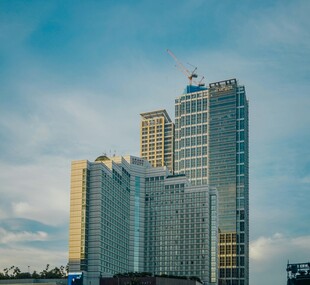 城市高楼大厦景观