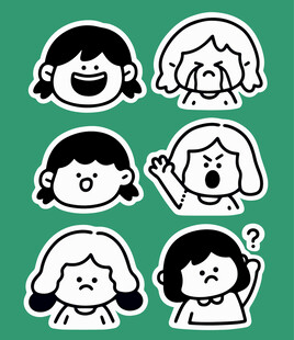 卡通人物表情集合